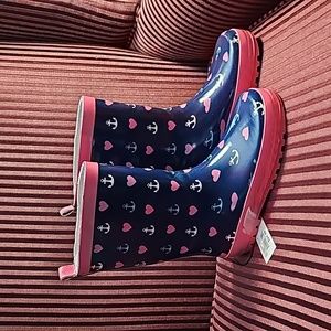 NWT: Super Cute Girls' Rainboots ⚓️🩷